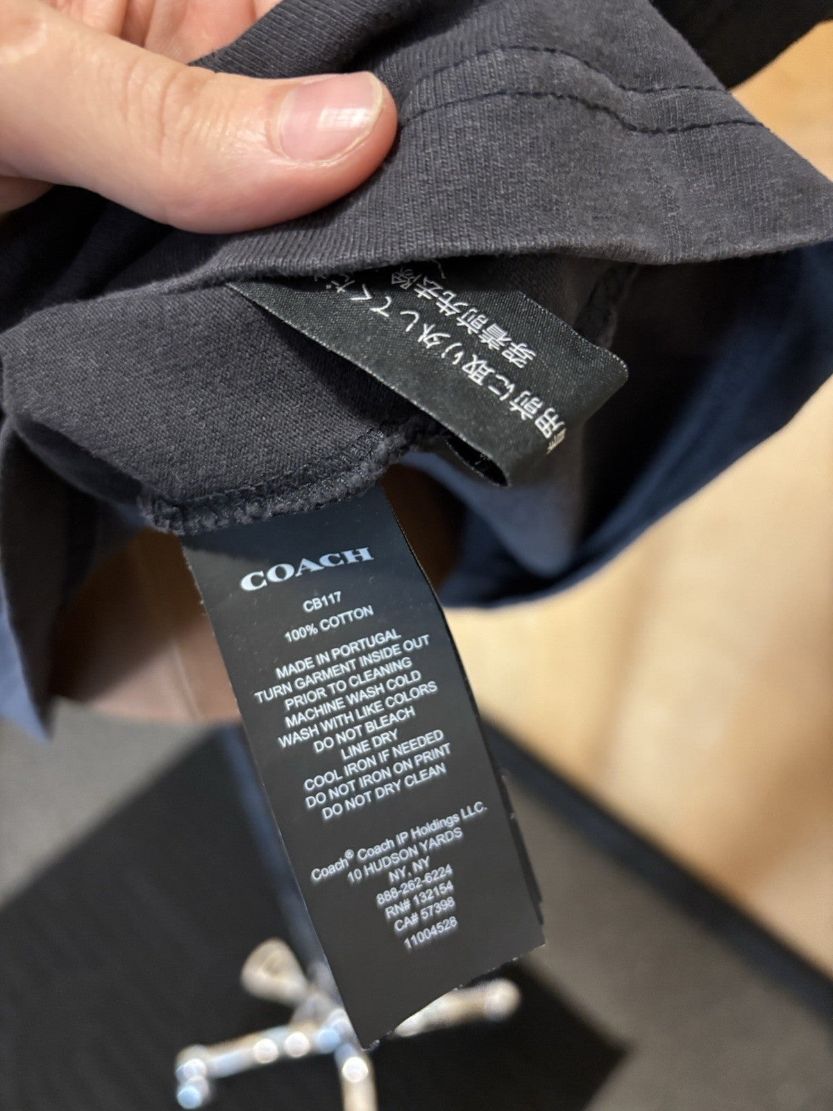 Coach Super Grump Large SS Crew Graphic Print Heavyweight Tee Shirt PLS READ