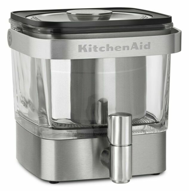 KitchenAid Cold Brew Coffee Maker Glass Stainless Steel Brewer 28oz (org $150)