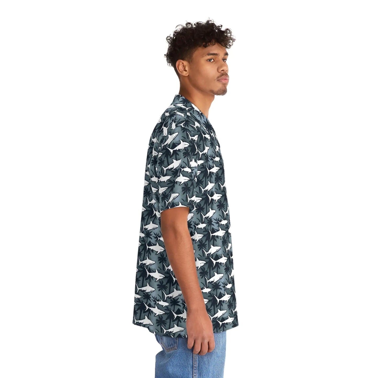 SHARK WAVE // button tee