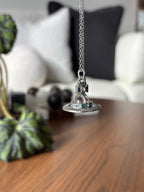 VIVIENNE WESTWOOD Medium Orb Necklace Silver Crystal Icon (org $595)