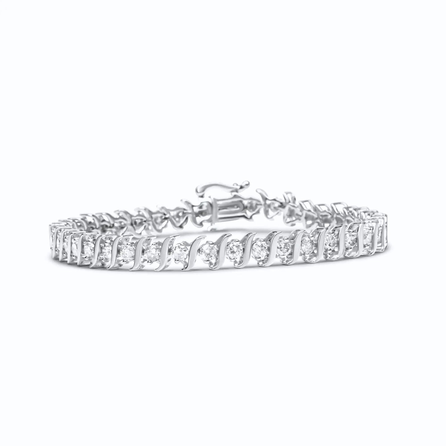 NOVA LINKS // diamond silver bracelet