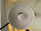 IKEA RANARP Floor Reading Lamp Black Brass Adjustable Industrial Task Light