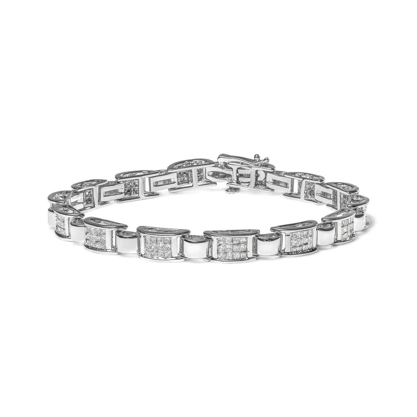 ROYAL ORBIT DIAMONDS // 14k white gold bracelet