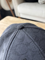 COACH Runway Baseball Cap Hat Signature C Black Jacquard W/ Leather (org $175)