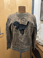 COACH 1941 Rexy Sweatshirt Crewneck Embroidered Dino Camo Pullover (org $350)