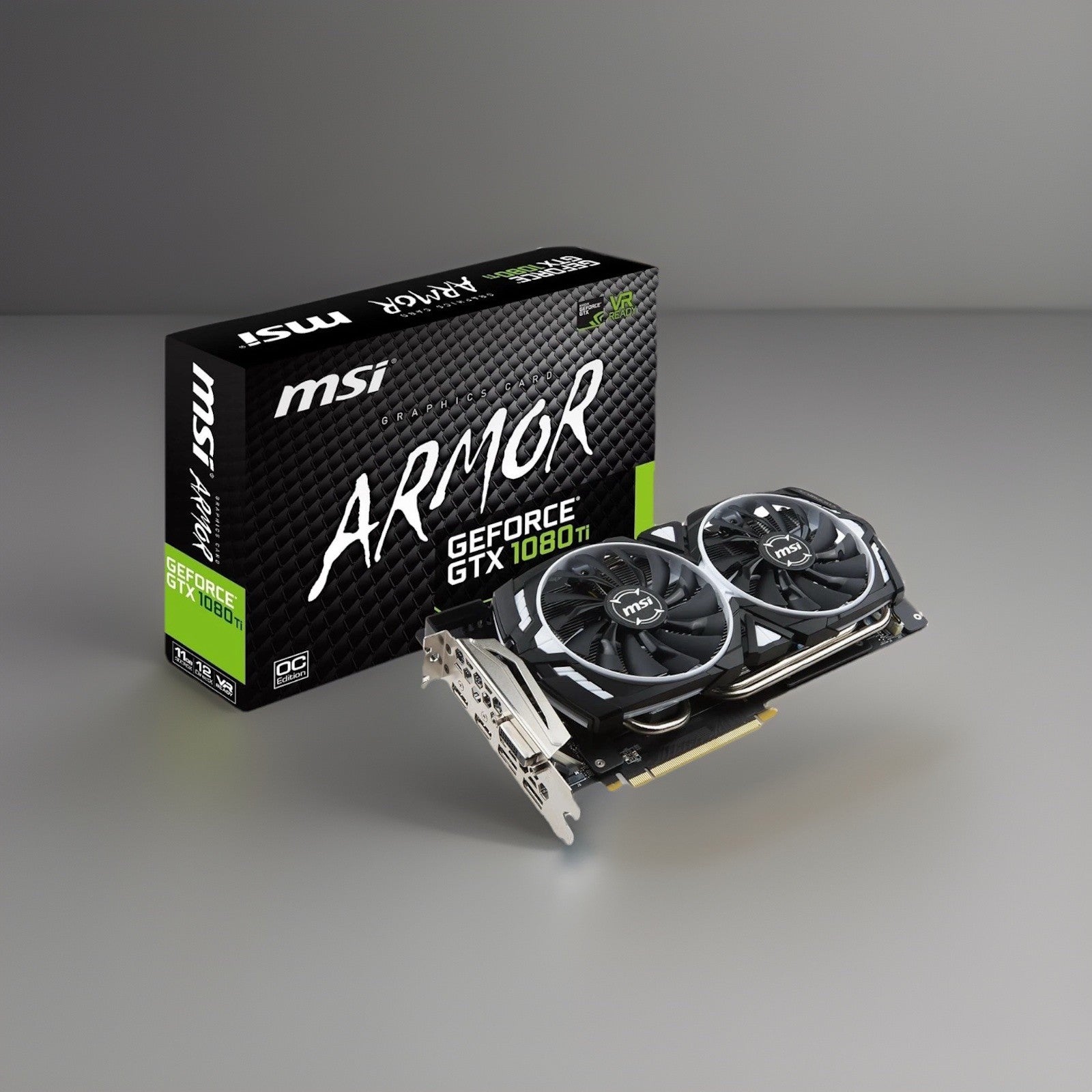 MSI GeForce GTX 1080 Ti ARMOR 11G OC 11GB GDDR5X Graphics Card