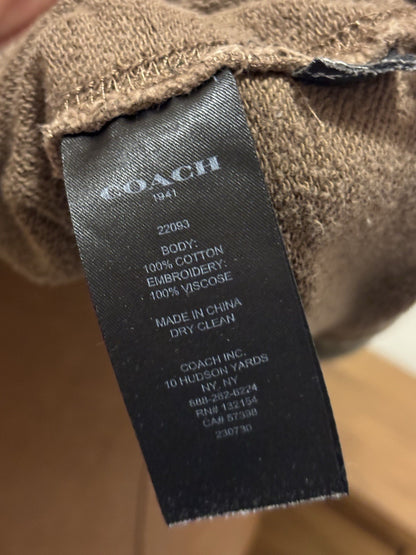 COACH 1941 Rexy Sweatshirt Crewneck Embroidered Dino Camo Pullover (org $350)