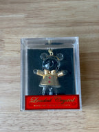 2003Vintage Rite Aid Leaded Crystal Bear Ornament 24K Gold Trim 3” New In Box