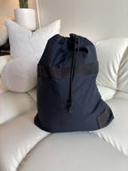NWT Men COACH Runway Coat Poncho & Travel Bag Set Black/ Navy Size L (org $795)