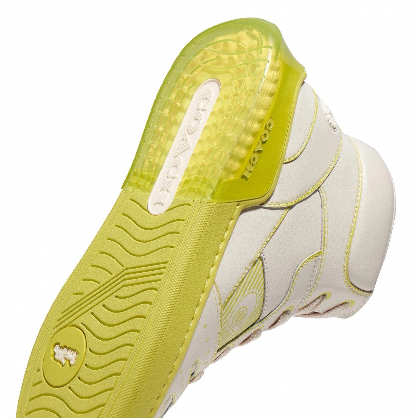 NWT DESIGNER COACH CITYSOLE HIGH TOP SNEAKER SHOES WITH TROMPE L'OEIL Size 10.5