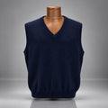 PENDLETON Vintage 1998 Sweater Vest Navy Blue V-Neck 100% Lambswool Wool NWT -XL