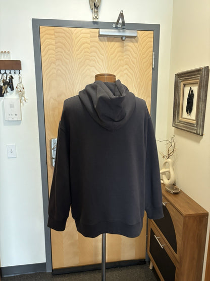 Coach Oversized Horse & Carriage Hoodie Sweatshirt Black Medium M (ORG $295)