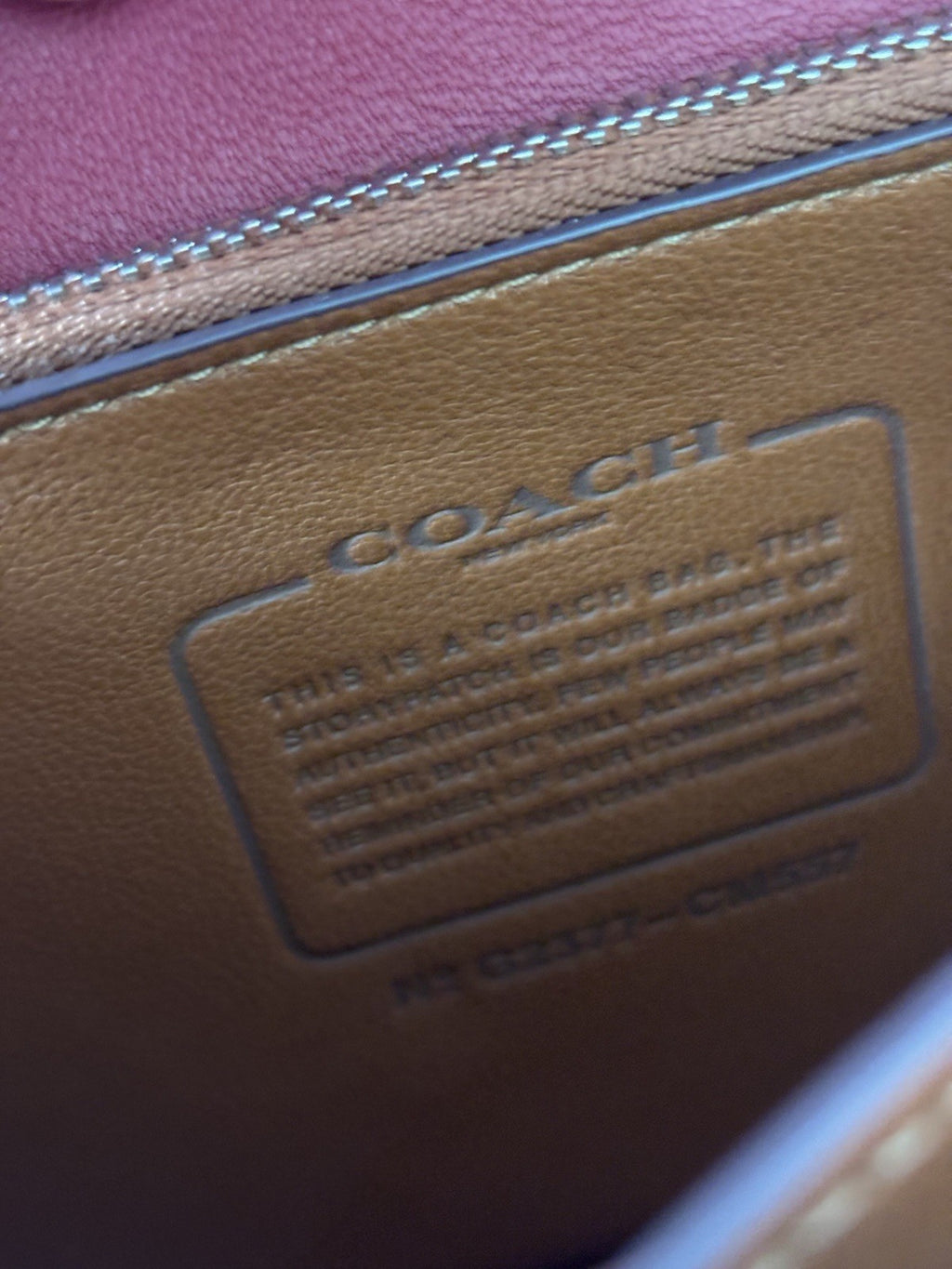 COACH Idol Red Leather Logo Plaque Chain Shoulder Bag Crossbody Strap (org $695)