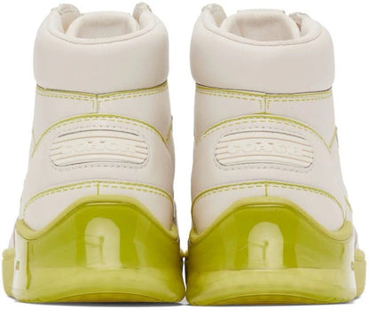 NWT DESIGNER COACH CITYSOLE HIGH TOP SNEAKER SHOES WITH TROMPE L'OEIL Size 10.5