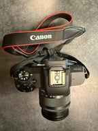 Canon EOS M50 Mirrorless Camera + 15–45mm Lens + Hard Case