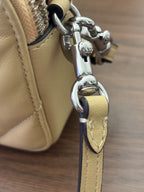 COACH Quilted Pillow Leather Crossbody Wristlet Kira Bag Hay/Yellow (Org $295)