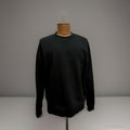 Designer COACH Essential Crew Neck Sweater Classic Heritage Black Size L ($250)