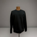 Designer COACH Essential Crew Neck Sweater Classic Heritage Black Size L ($250)