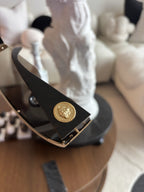 VERSACE Tribute Shield Black VE2197 Unisex Visor Wrap Mask Sunglasses (org $340)