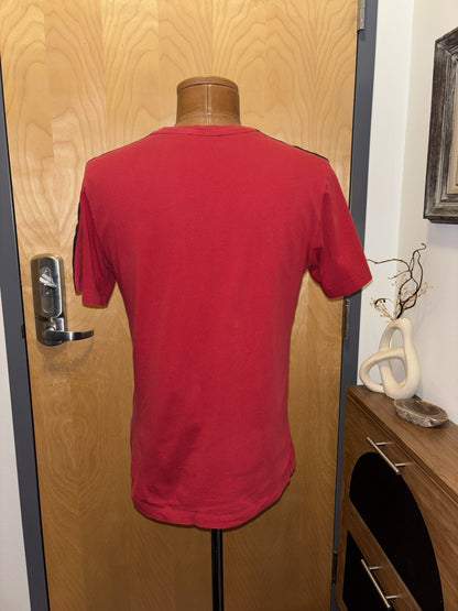Rare Designer COACH Brand Red REXY Sport Signature T-Shirt Size S (org $195)