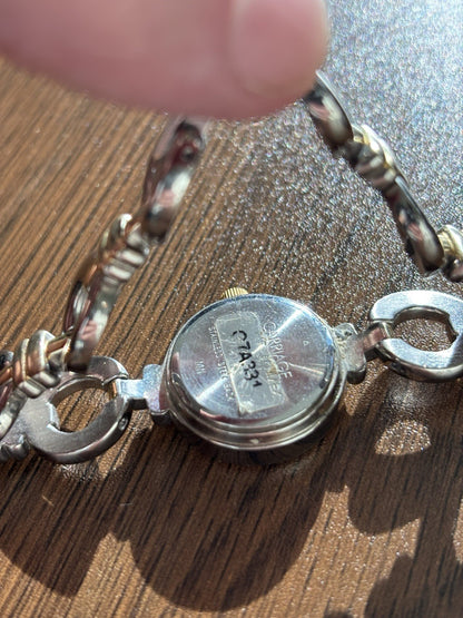 VINTAGE 1991 Carriage by Timex Women’s Watch Two Tone Silver/Gld Bracelet Quartz