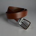 Designer COACH Belt Gun Metal Buckle Mahogany Brown Leather Cut 30 (org $175) ￼