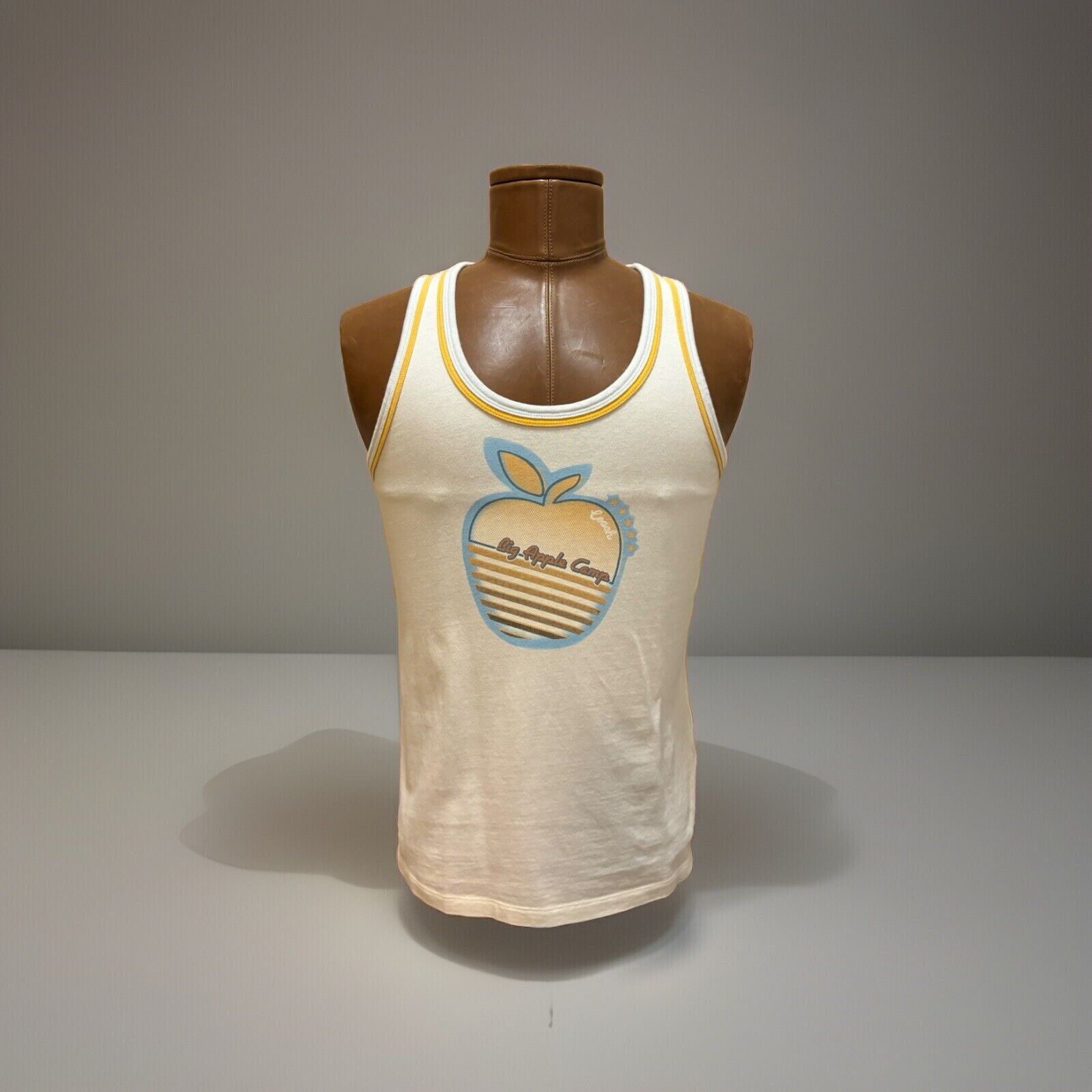 Retro COACH Apple Graphic Jersey Tank Top | Size M Unisex | 100% Cotton ($150)