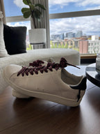 COACH Brand C101 Leather Sneakers Shoes Customers Brand Laces Men 11 (org $330)