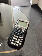 TEXAS INSTRUMENTS TI-84 Plus Graphing Calculator Black Tested SAT ACT 4 Batterys