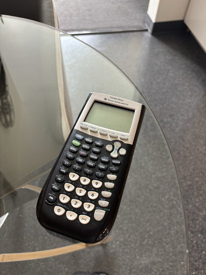 TEXAS INSTRUMENTS TI-84 Plus Graphing Calculator Black Tested SAT ACT 4 Batterys