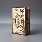 Antique 1875 Czech Bohemian Catholic Prayer Book  Hardcover Leather Brass Clasp