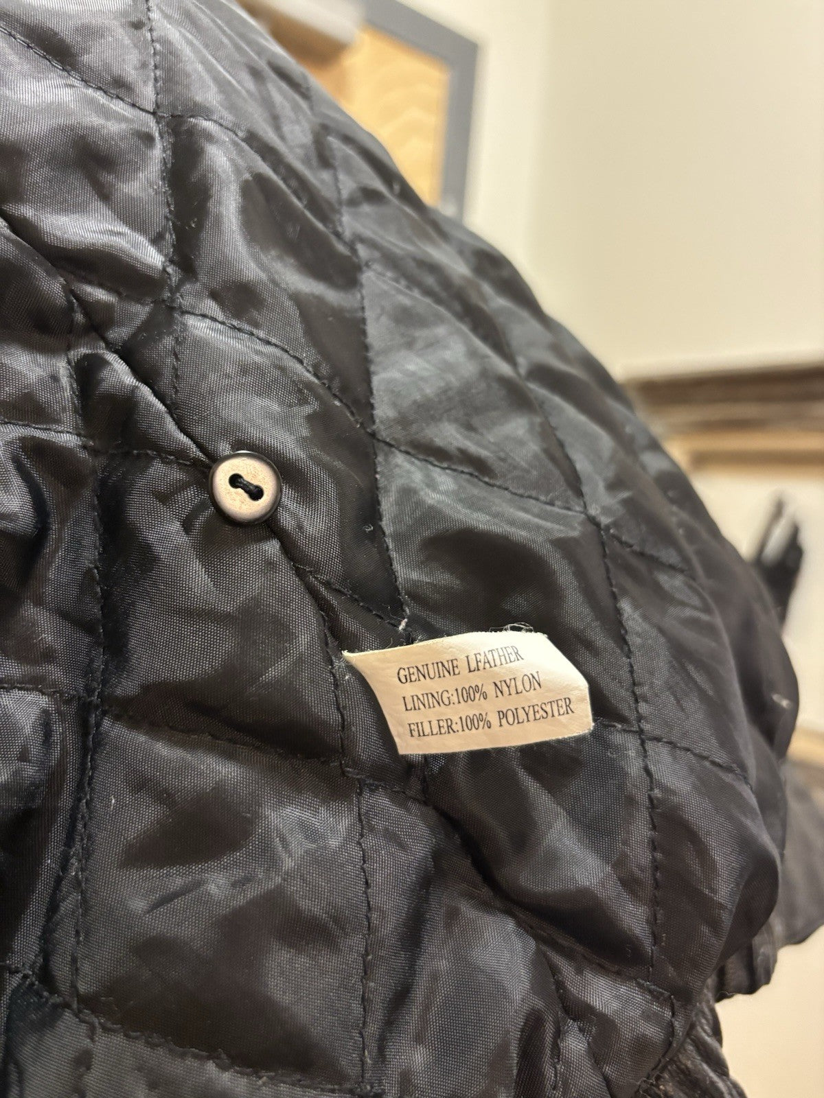 OSCAR PIEL 1980 Designer Leather Biker Bomber Jacket Vintage Eagle USA(org $350)