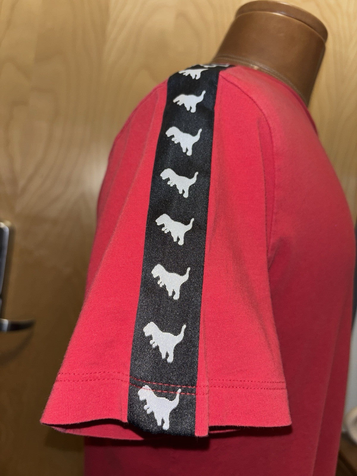 Rare Designer COACH Brand Red REXY Sport Signature T-Shirt Size S (org $195)