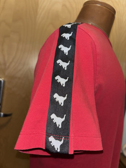 Rare Designer COACH Brand Red REXY Sport Signature T-Shirt Size S (org $195)