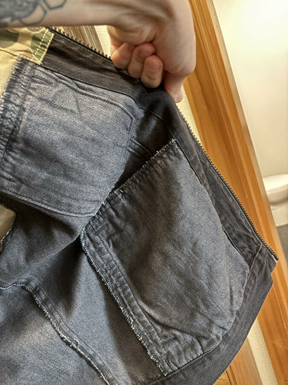 Rare Denim LEVI'S X JUSTIN TIMBERLAKE Hybrid Camo Hood Trucker Jacket (org $195)