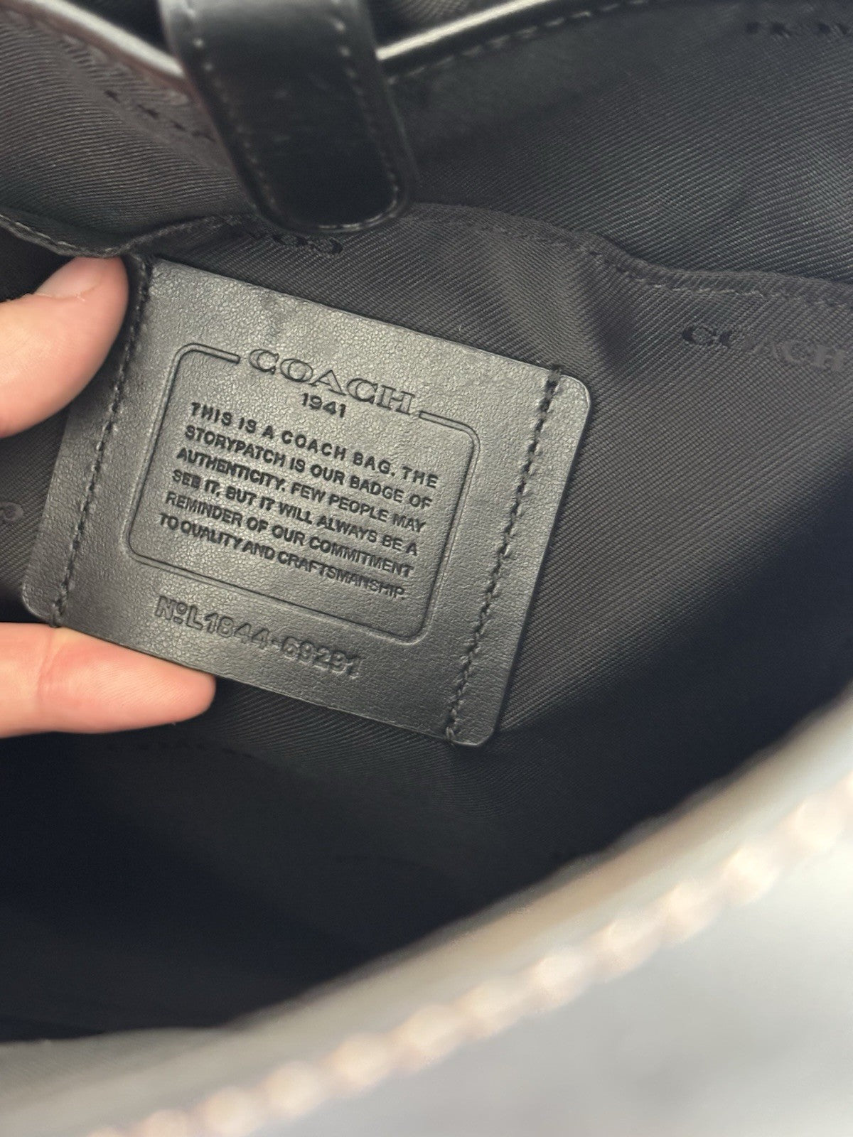 Designer COACH Rivington Backpack Rucksack Signature Leather Red/ Blk (org $595)