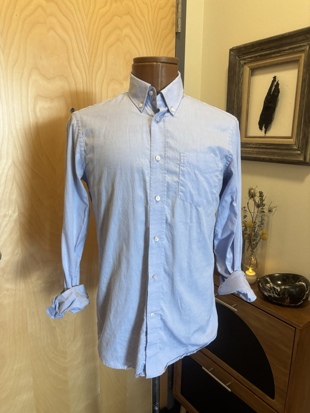 COACH Designer Oxford Button Down Shirt Long Sleeve 100% Cotton Size S(org $225)