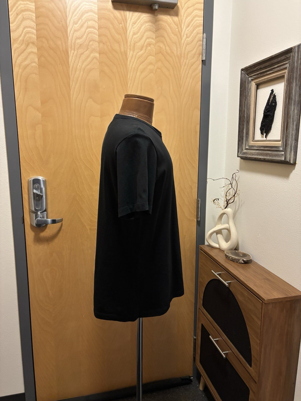 Designer Coach Essential T Shirt Organic Cotton Size M Black Unisex (org $95)