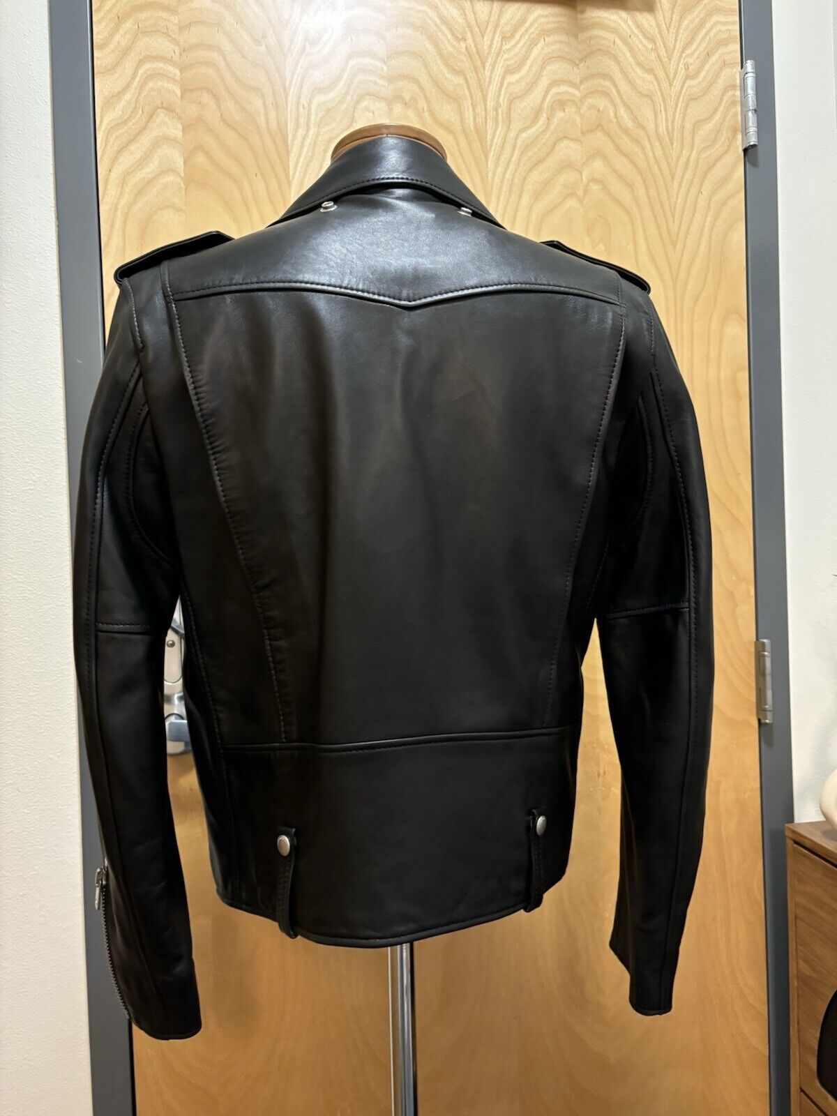 COACH Moto Jacket with Silver Rexy Charm | Men’s Size 48 | Lamb Leather ($1,095)