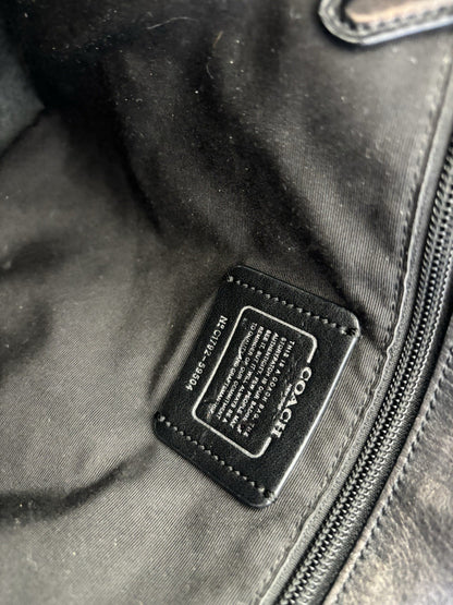 Designer COACH Brand Metropolitan Soft Pack sling bag leather black (org $395)