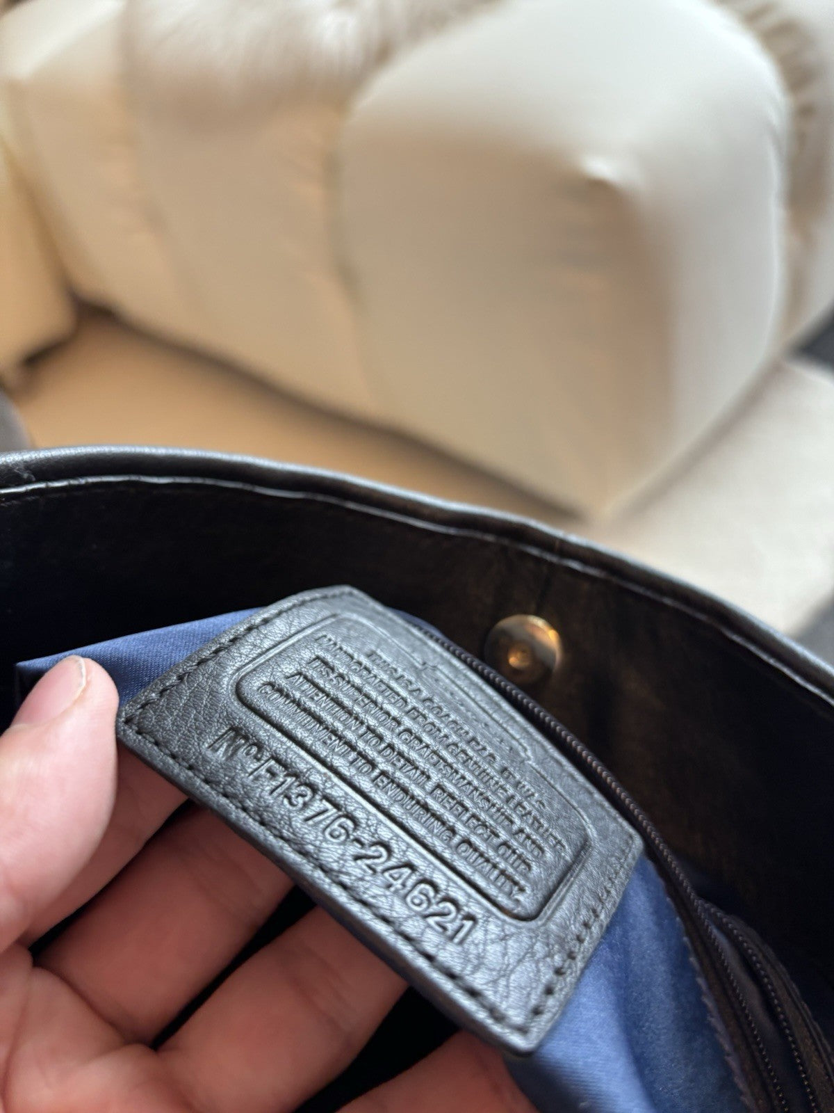 Designer COACH Madison Phoebe Shoulder Bag Black Leather 3Compartment (org $395)