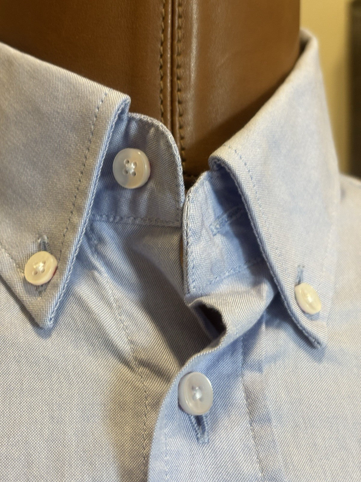 COACH Designer Oxford Button Down Shirt Long Sleeve 100% Cotton Size S(org $225)