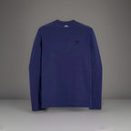 Designer COACH 100% Cotton Long Sleeve T-Shirt Navy Blue Rexy Patch Sz S ($125)