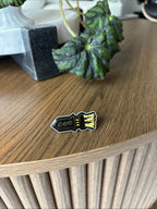COACH Designer Rocket Ship Space Enamel Pin Bag Charm Emoji Stitching Graphic