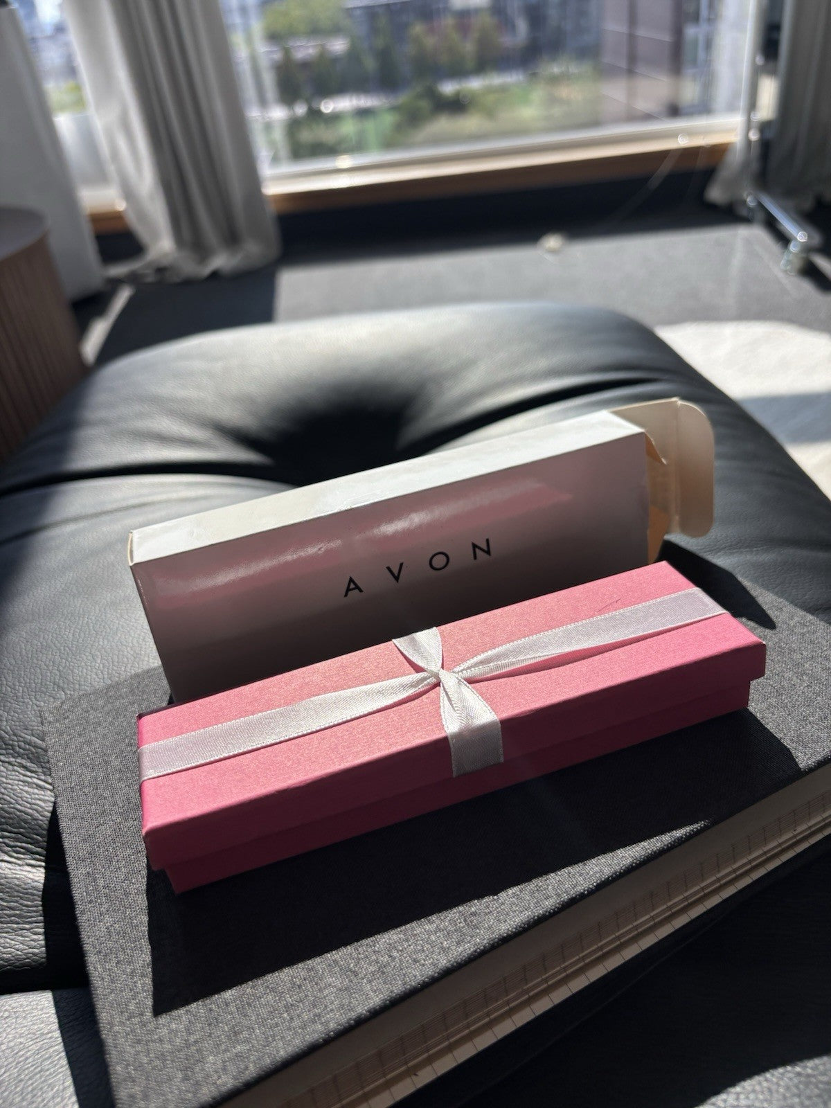 NWT AVON Days of the Week Cubic Zirconia Earrings Pink Purple Green Real Stones