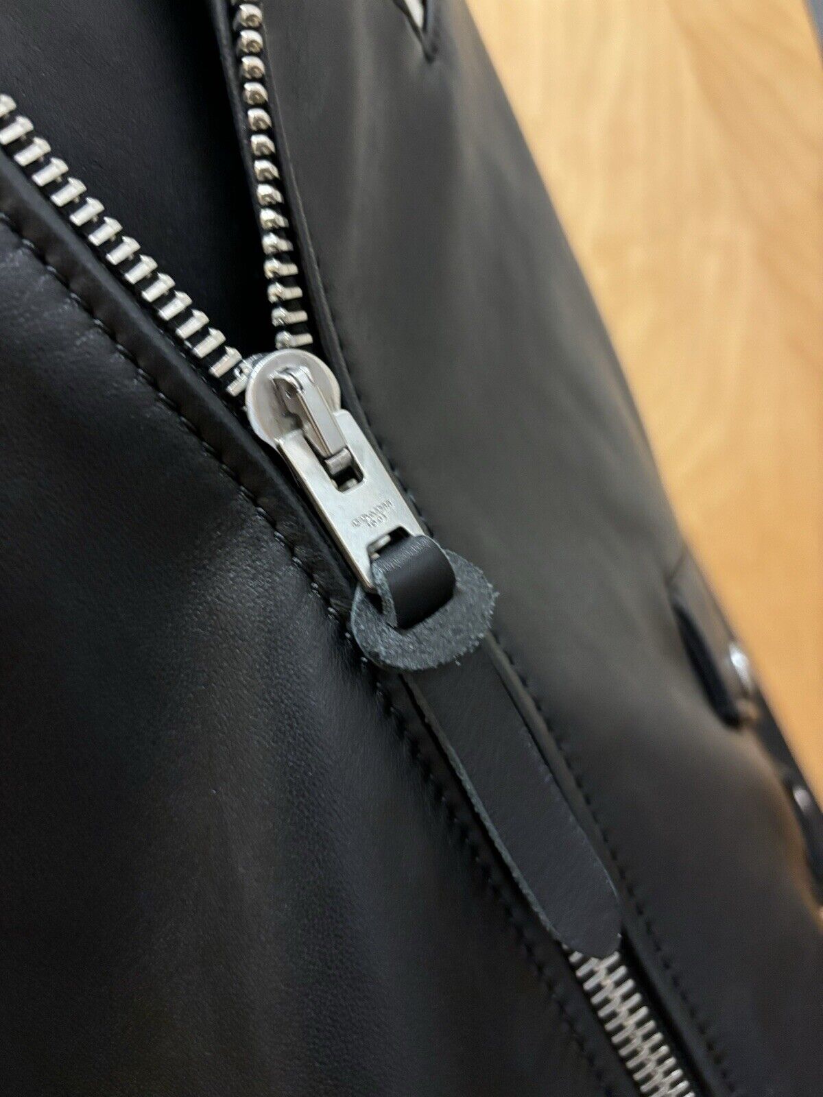 COACH Moto Jacket with Silver Rexy Charm | Men’s Size 48 | Lamb Leather ($1,095)