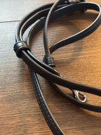 COACH Replacement Leather Bag Strap Black  Gunmetal Hardware Add On (org $95)