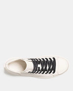 COACH Designer C214 High Top Sneaker Distress Leather Shoe Men Size 11(org $350)