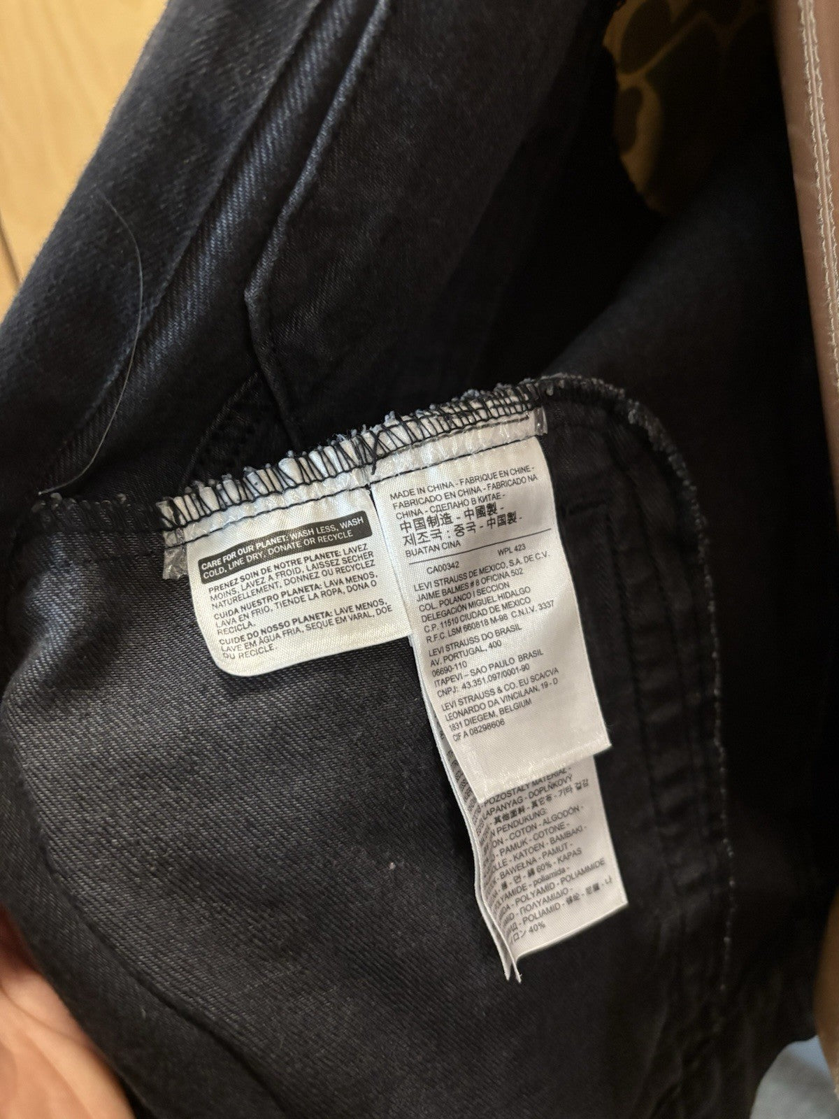 Rare Denim LEVI'S X JUSTIN TIMBERLAKE Hybrid Camo Hood Trucker Jacket (org $195)