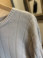 SUN RIVER CO Vintage 1990 Sweater Pullover Beige/Tan Crew Neck 100% Cotton Men L